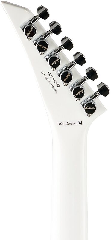 open zoom image for Jackson Pro Series King V KVTMG Electric Guitar, Snow White, Open Box (Very Good), Headstock Straight Back