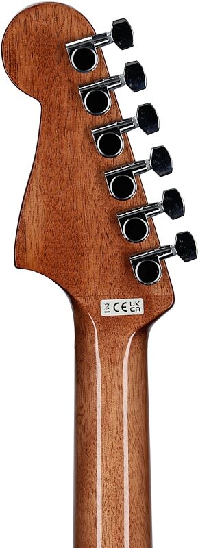 open zoom image for Fender California Standard Redondo CE Dreadnought Acoustic-Electric Guitar, Natural, Headstock Straight Back