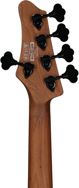 open zoom image for Ibanez MDM1605 Mode Electric Bass, 5-String (with Gig Bag), Deep Twilight, Headstock Straight Back
