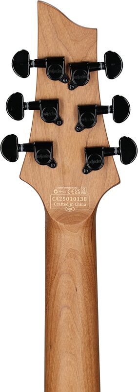 open zoom image for Schecter C-1 Standard Electric Guitar, Blood Burst, Headstock Straight Back