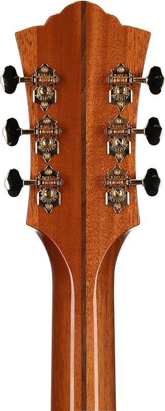 open zoom image for Guild F-55E Jumbo Maple Acoustic-Electric Guitar (with Case), Natural, Headstock Straight Back