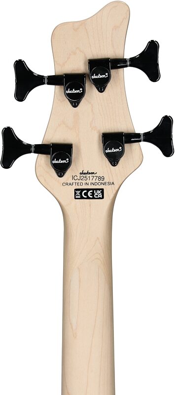 open zoom image for Jackson JS2 Spectra Electric Bass, Satin Black, Headstock Straight Back