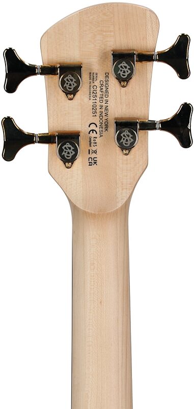 open zoom image for Spector Icon NS-2 Bolt-On Electric Bass, Black Cherry Gloss, Headstock Straight Back