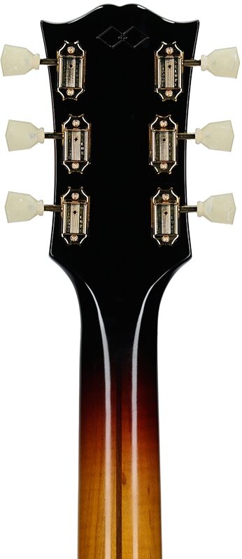 open zoom image for Epiphone Inspired by Gibson Custom 1957 SJ-200 Reissue Acoustic-Electric Guitar (with Case), Vintage Sunburst, Headstock Straight Back