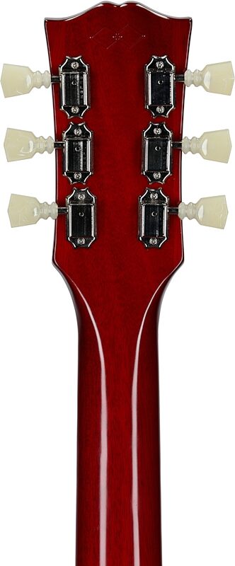 open zoom image for Epiphone Inspired by Gibson Custom 1962 ES-335 Reissue Electric Guitar (with Case), '60s Cherry, Headstock Straight Back