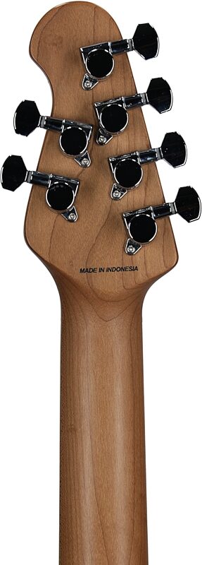 open zoom image for Sterling by Music Man SR50X StingRay Plus Electric Guitar, Black, Roasted Maple Fretboard, Headstock Straight Back