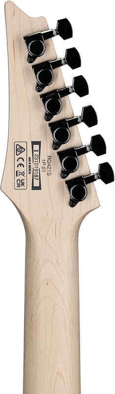 open zoom image for Ibanez RG421S Electric Guitar, Sea Shore Matte, Open Box (Good), Headstock Straight Back