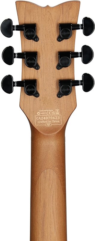 open zoom image for Schecter Solo II Standard Electric Guitar, Blood Burst, Headstock Straight Back