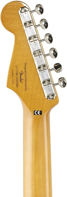 open zoom image for Squier Classic Vibe '60s Stratocaster Electric Guitar, with Laurel Fingerboard, Lake Placid Blue, Headstock Straight Back