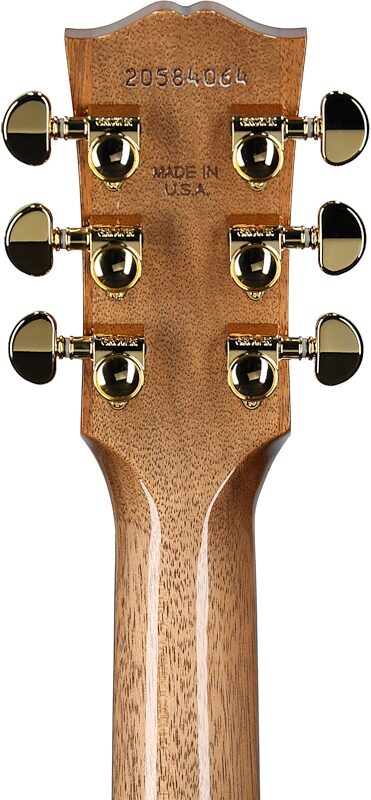 open zoom image for Gibson J-45 Standard Rosewood Acoustic-Electric Guitar (with Case), Rosewood Burst, Headstock Straight Back
