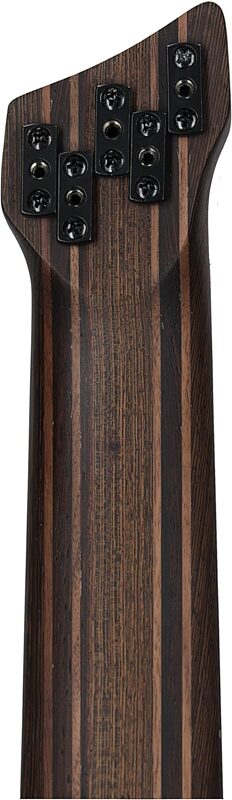 open zoom image for Ibanez EHB1505MS Bass Guitar, 5-String (with Gig Bag), Black Ice Flat, Headstock Straight Back