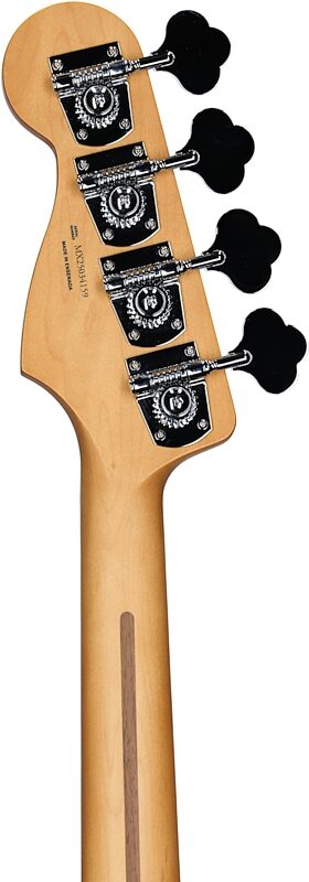 open zoom image for Fender Player II Modified Active Jazz Electric Bass, Maple Fingerboard (with Gig Bag), Electric Blue, Headstock Straight Back