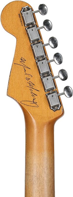 open zoom image for Fender Mike McCready Stratocaster Electric Guitar, Rosewood Fingerboard (with Case), 3-Color Sunburst, Headstock Straight Back