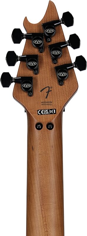 open zoom image for EVH Eddie Van Halen Wolfgang Special Electric Guitar (with Gig Bag), Stealth Black, Ebony Fretboard, Headstock Straight Back