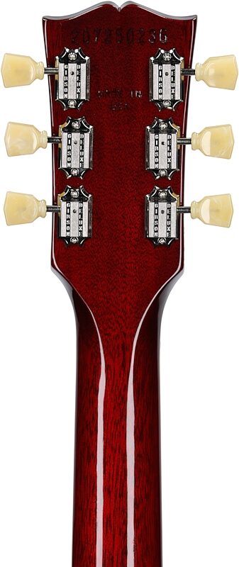 open zoom image for Gibson Les Paul Studio Figured Top Electric Guitar, Bourbon Burst, Open Box (Very Good), Headstock Straight Back