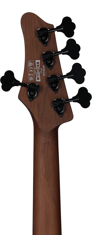 open zoom image for Ibanez MDM1005 Mode Electric Bass, 5-String (with Gig Bag), Pearl White, Headstock Straight Back