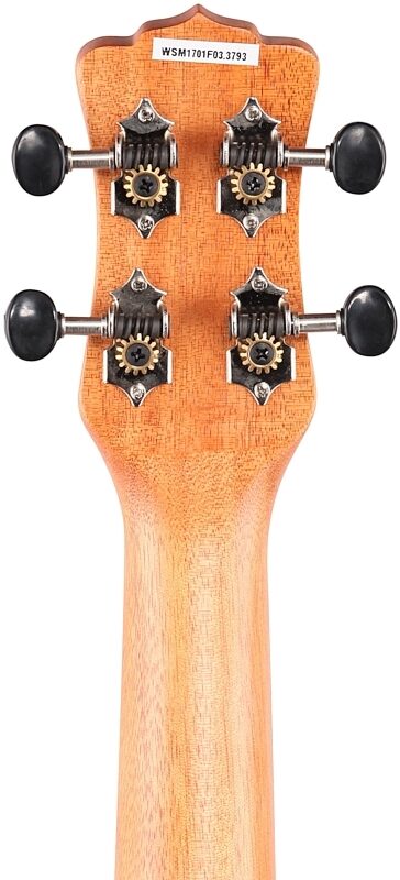 open zoom image for Luna Soprano Vintage Mahogany Ukulele, New, Headstock Straight Back