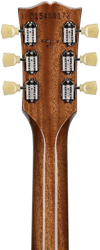 open zoom image for Gibson Limited Edition Les Paul Standard '50s Double Trouble Electric Guitar, Vintage Bourbon, Headstock Straight Back