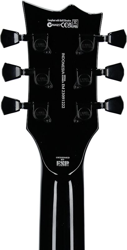 open zoom image for ESP LTD EC-201FT Electric Guitar, Black, Open Box (Very Good), Headstock Straight Back