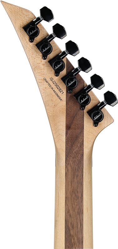 open zoom image for Jackson Pro Plus Soloist SLA2 Electric Guitar, with Ebony Fingerboard (and Gig Bag), Gloss Black, Headstock Straight Back