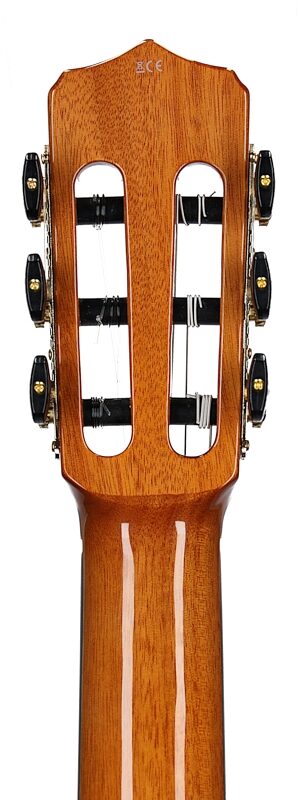 open zoom image for Cordoba Stage Thinbody Classical Acoustic-Electric Guitar, Amber, Headstock Straight Back