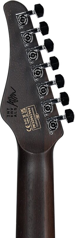 open zoom image for Schecter Aaron Marshall AM-7 Electric Guitar, 7-String, Left-Handed, Cobalt Slate, Headstock Straight Back