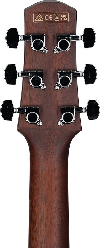 open zoom image for Ibanez AAM380CE Advanced Acoustic Guitar, Natural High Gloss, Headstock Straight Back
