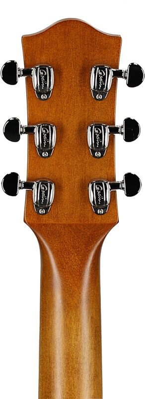 open zoom image for Godin 5th Avenue Jumbo P-Rail Archtop Electric Guitar, Harvest Gold, Headstock Straight Back