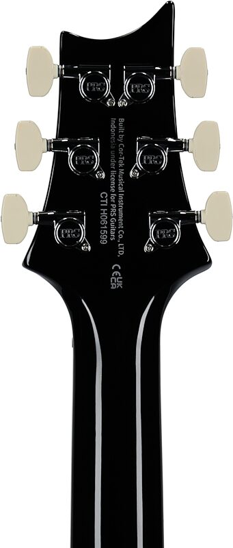 open zoom image for PRS Paul Reed Smith SE Hollowbody Standard v2 Electric Guitar (with Gig Bag), Dog Hair Smokeburst, Headstock Straight Back