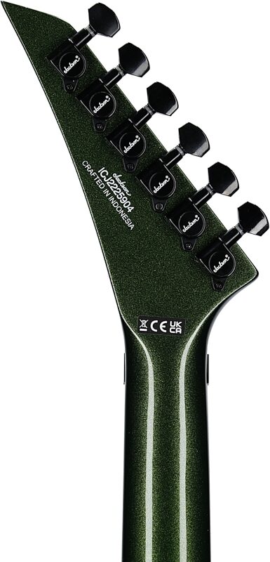 open zoom image for Jackson X Series Soloist SLX DX Electric Guitar, Manalishi Green, Open Box (Very Good), Headstock Straight Back
