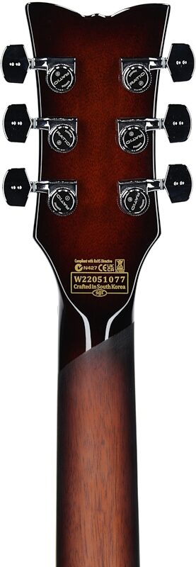 open zoom image for Schecter Solo II Supreme Electric Guitar, Cat's Eye, Headstock Straight Back