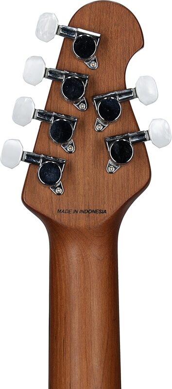 open zoom image for Sterling by Music Man St. Vincent Goldie Electric Guitar, Cashmere, Headstock Straight Back