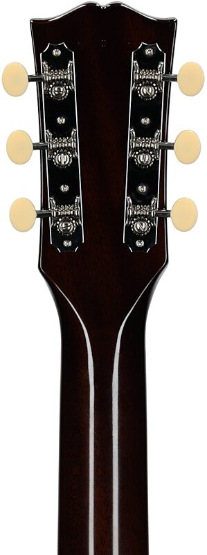 open zoom image for Epiphone Inspired by Gibson Custom 1942 Banner J-45 Acoustic-Electric Guitar, Left-Handed (with Case), Vintage Sunburst, Headstock Straight Back