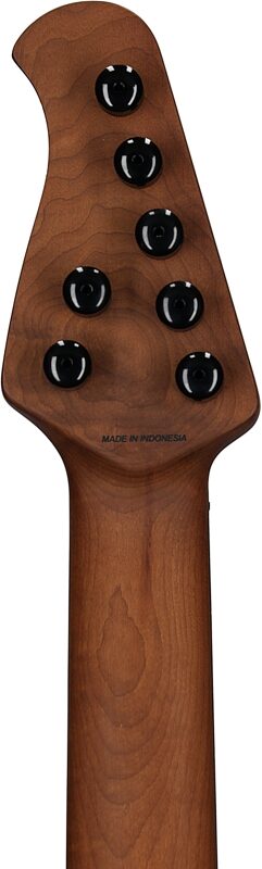 open zoom image for Sterling by Music Man Kaizen 7 Electric Guitar, 7-String, Firemist Purple, Rosewood Fretboard, Open Box (Very Good), Headstock Straight Back
