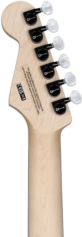 open zoom image for Charvel Jake E Lee Signature Pro-Mod So-Cal Electric Guitar, Blue Burst, Headstock Straight Back