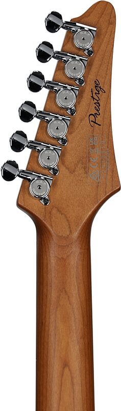 open zoom image for Ibanez AZ2204NWL Prestige Electric Guitar (with Case), Left-Handed, Mint Green, Headstock Straight Back