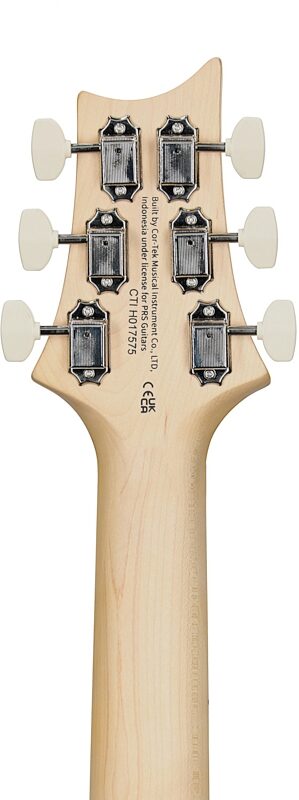 open zoom image for PRS Paul Reed Smith SE NF 53 Electric Guitar (with Gig Bag), Black Doghair, Headstock Straight Back