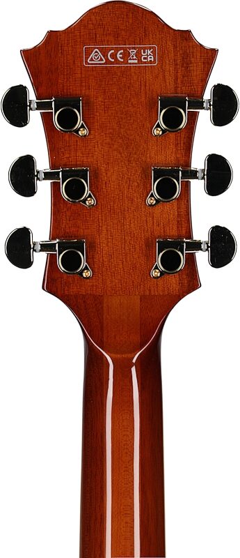 open zoom image for Ibanez Artcore Expressionist AF95 Electric Guitar, Dark Amber, Headstock Straight Back