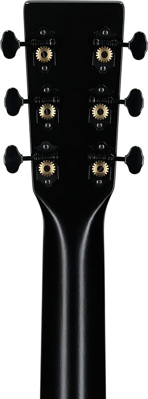 open zoom image for Martin DC-10E Modern Black Acoustic-Electric Guitar (with Soft Case), Black, Headstock Straight Back