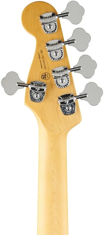 open zoom image for Fender American Pro II Jazz Bass V Bass Guitar (with Case), Roasted Pine, Open Box (Very Good), Headstock Straight Back