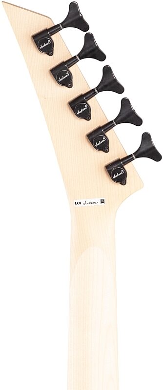 open zoom image for Jackson JS3V Concert Electric Bass, 5-String, Amaranth Fingerboard, Metallic Blue, Headstock Straight Back