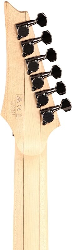 open zoom image for Ibanez RG652AHM Prestige Electric Guitar (with Case), Nebula Green Burst, Headstock Straight Back
