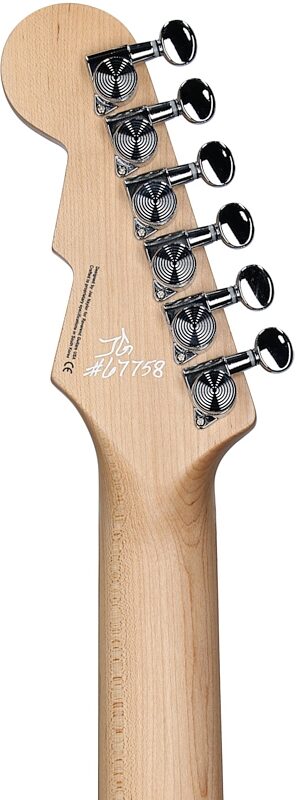 open zoom image for Reverend Six Gun TL Electric Guitar, Army Green, Headstock Straight Back
