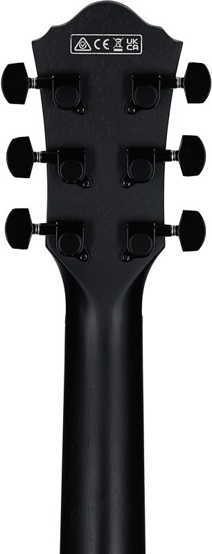open zoom image for Ibanez AEG621 Acoustic-Electric Guitar, Black Out, Headstock Straight Back