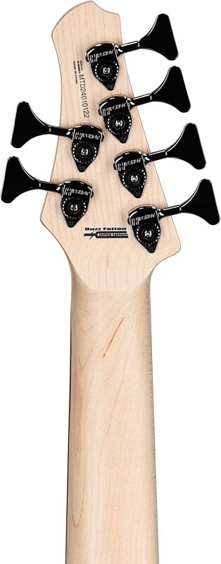open zoom image for MTD Kingston Andrew Gouche AG-6 Electric Bass, 6-String, Smoky Purple, Open Box (Very Good), Headstock Straight Back