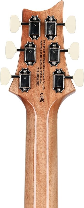 open zoom image for PRS Paul Reed Smith SE McCarty 594 v2 Electric Guitar (with Gig Bag), Charcoal, Headstock Straight Back