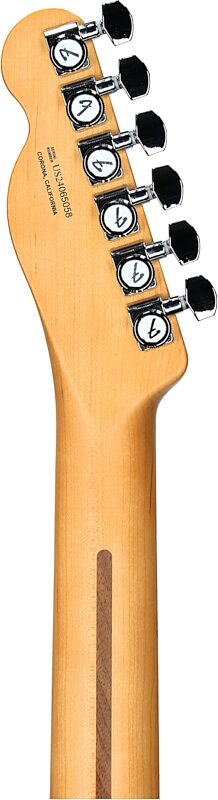open zoom image for Fender American Ultra II Telecaster Electric Guitar, Ebony Fingerboard (with Case), Solar Flare, Headstock Straight Back