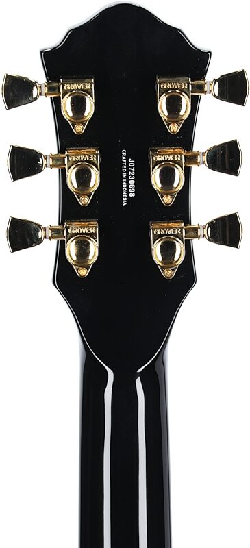 open zoom image for Michael Kelly Limited Modshop Narrow Body Design Patriot Electric Guitar, Purple Burst, Open Box (Very Good), Headstock Straight Back