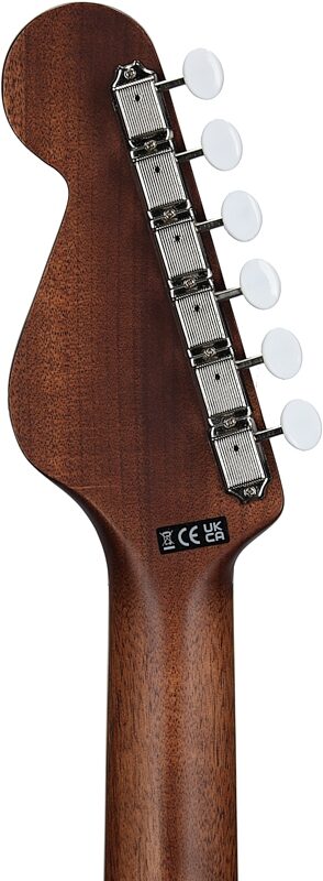 open zoom image for Fender Palomino Vintage Acoustic-Electric Guitar (with Case), Aged Natural, Headstock Straight Back