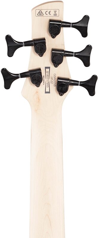 open zoom image for Ibanez GSR205 Electric Bass, 5-String, Walnut Flat, Headstock Straight Back